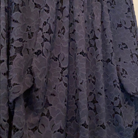 ❤️Free People Olivia Lace Tee Shirt in Blue XS - Picture 7 of 11